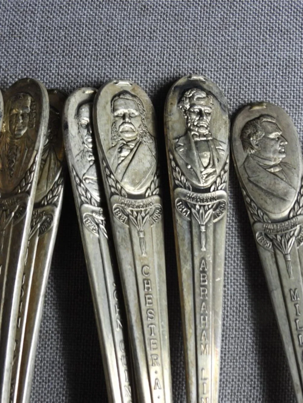 Wm Rogers Presidential Spoons Set of 15